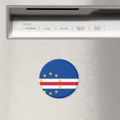 Cape Verde Flag Magneet (Insitu (Vaatwasser))