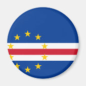 Cape Verde Flag Magneet (Voorkant)