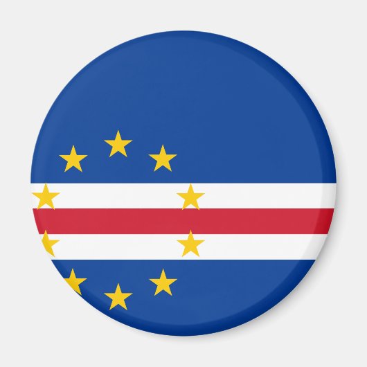 Cape Verde Flag Magneet (Voorkant)