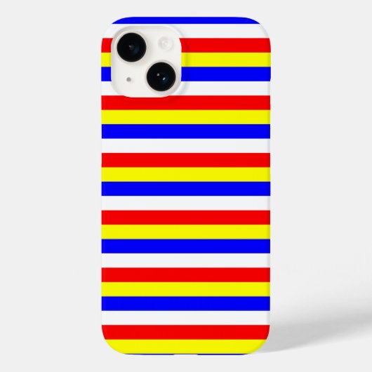 Cape Verde flag stripes country pattern symbol Case-Mate iPhone Case (Achterkant)