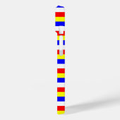 Cape Verde flag stripes country pattern symbol Case-Mate iPhone Case (Achterkant / Links)