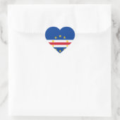 cape verde hart sticker (Tas)