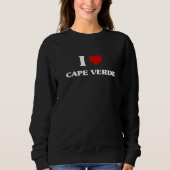 Cape Verde I Heart Cape Verde Souvenir I Love Cape Trui (Voorkant)