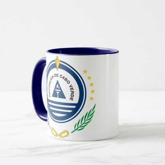 CAPE VERDE* - Mok met vlag en steun (Voorkant links)