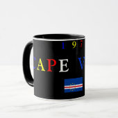 CAPE VERDE* - Zwarte Mok (Voorkant links)