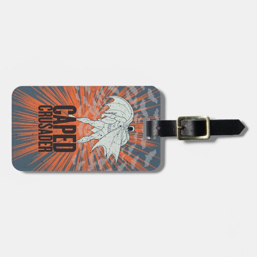 Caped Crusader Batman Bagagelabel (Voorkant horizontaal)