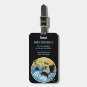 Caped Crusader Batman Bagagelabel (Voorkant verticaal)