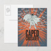 Caped Crusader Grafisch Briefkaart (Voorkant / Achterkant)