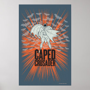 Caped Crusader Grafisch Poster