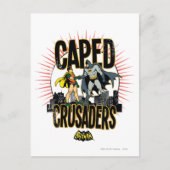 Caped Crusaders Afbeelding Briefkaart (Voorkant)