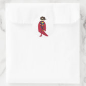 Caped Hero Sticker (Tas)