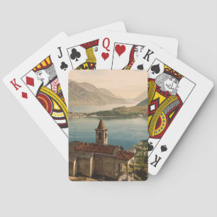 Capello St Angelo, Lake Como, Lombardije, Italië Pokerkaarten