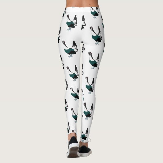 Capercaillie vogel Art Leggings (Achterkant)