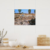 Capernaum, Galilea, archeologische vindplaats Poster (Keuken)