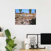 Capernaum, Galilea, archeologische vindplaats Poster (Thuiskantoor)