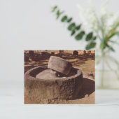 Capernaum, Galilee, Millstone Briefkaart (Staand voorkant)