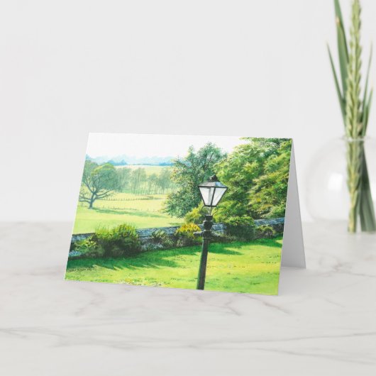 Capernwray Lamppost - Bedankkaart (Voorkant)