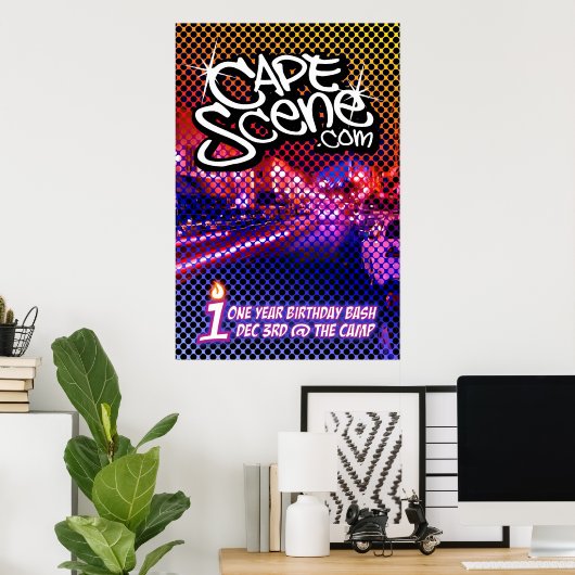 CapeScene.com Poster (Thuiskantoor)