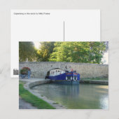 Capestang, kanaal du Midi Briefkaart (Voorkant / Achterkant)