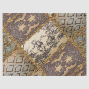 Capetian Elegant Quilt 15 Oude  Fransen Tissuepapier