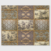 Capetian Elegant Quilt Cadeaupapier (Vlak)