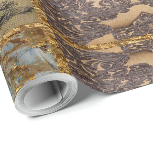 Capetian Elegant Quilt Cadeaupapier (Rol Hoek)