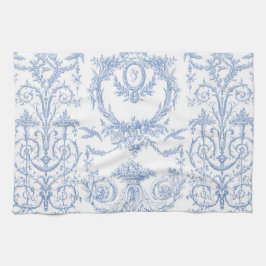 Capetian Toile blueberry Theedoek