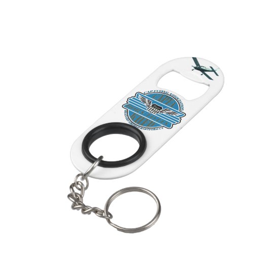 CAPFA Sleutelhanger flesopener Mini Flessenopener (Achterkant Gekanteld)