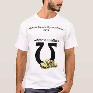 CAPhysics (zwarte tekst) T-shirt