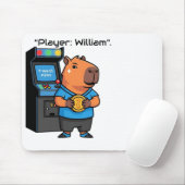 Capibara Arcade Gamer Mousepad Muismat (Met muis)