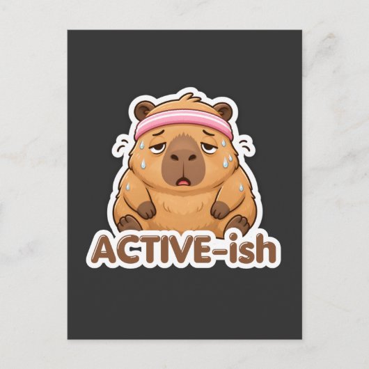 Capibara Briefkaart (Voorkant)