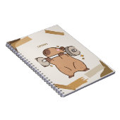 "Capibara Dreams: Libreta Única" Notitieboek (Rechterzijde)
