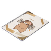 "Capibara Dreams: Libreta Única" Notitieboek (Linkerzijde)