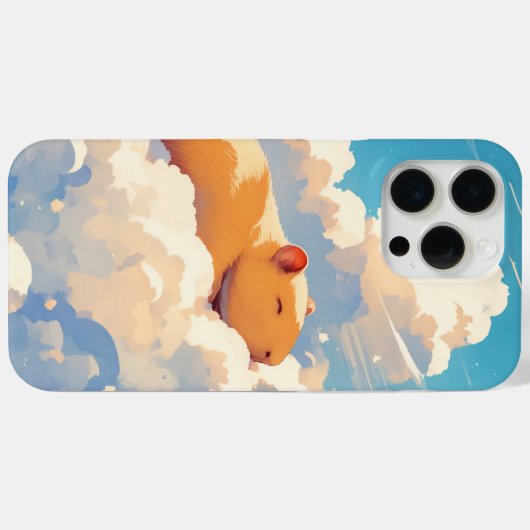 Capibara Dromen in de wolken Case-Mate iPhone Case (Achterkant (horizontaal))