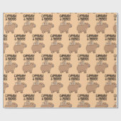 capibara-inpakpapier | Leuk en grillig cadeau Cadeaupapier (Vlak)