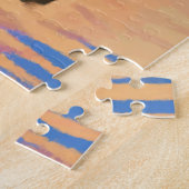 Capibara komt uit een rustig meer legpuzzel (Zijkant)