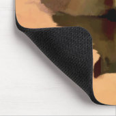 Capibara komt uit een rustig meer muismat (Hoek)