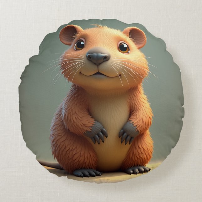 capibara-kussenband rond kussen (Voorkant)