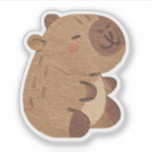 Capibara Sticker (Voorkant)