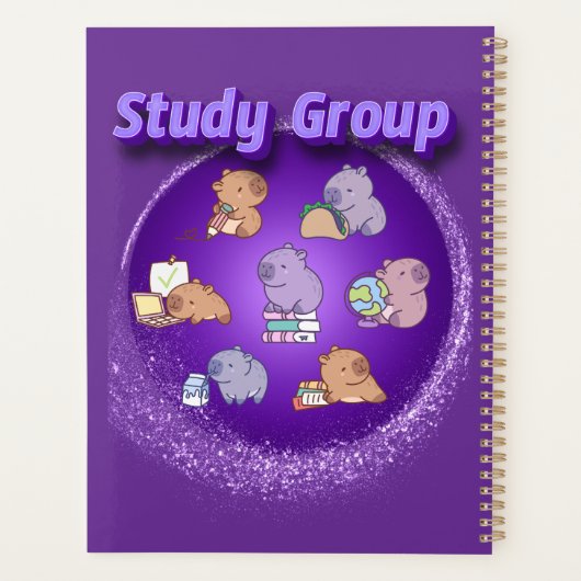 capibara-studiegroep planner (Achterkant)