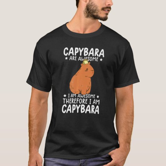 capibara's zijn geweldig daarom ben ik capibara gr t-shirt (Voorkant)