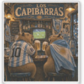Capibarra Stickers bar ilusión (Voorkant)
