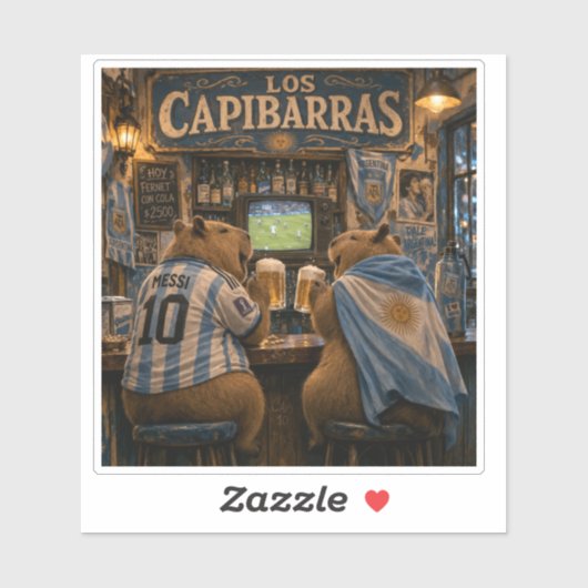 Capibarra Stickers bar ilusión (Vel)