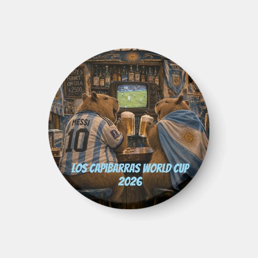 Capibarra Stickers bar ilusión Magneet (Voorkant)