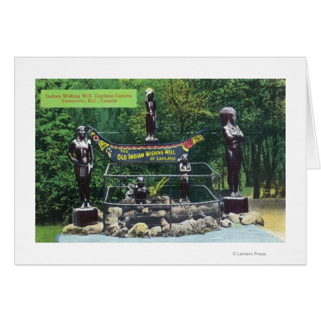 Capilano Canyon Indian Wishing Well Uitzicht (Voorkant Horizontaal)
