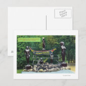 Capilano Canyon Indian Wishing Well Uitzicht Briefkaart (Voorkant / Achterkant)