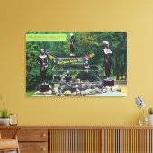 Capilano Canyon Indian Wishing Well Uitzicht Canvas Afdruk (Insitu (Woonkamer))