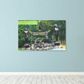 Capilano Canyon Indian Wishing Well Uitzicht Canvas Afdruk (Insitu (Houten vloer))