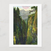 Capilano Canyon Uitzicht van het kroongebergte Briefkaart (Voorkant)