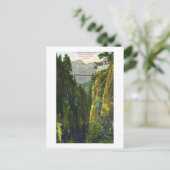 Capilano Canyon Uitzicht van het kroongebergte Briefkaart (Staand voorkant)